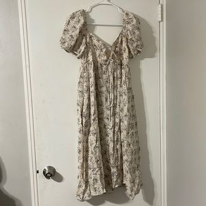 Neuflora puff sleeve dress